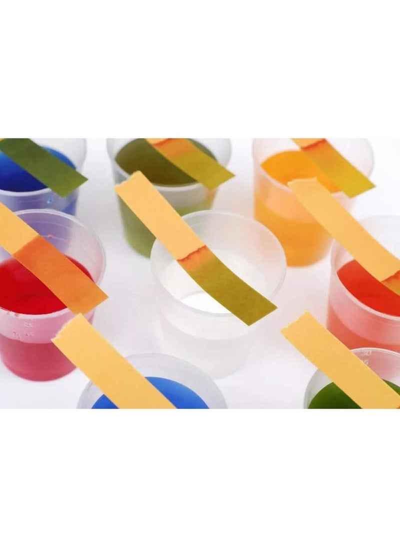 ورق اختبار الرقم الهيدروجيني لأدوات الاختبار، ورق اختبار الرقم الهيدروجيني واسع النطاق، شرائط اختبار الرقم الهيدروجيني بدقة من 1 إلى 14، عبوة واحدة تحتوي على 80 قطعة - Image 2